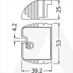 OT CABLE CLAMP E-STYLE