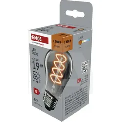 Z55311 LED žarulja DECO SMOKED A60 / E27 / 45 W (19 W) / 180 lm / flame