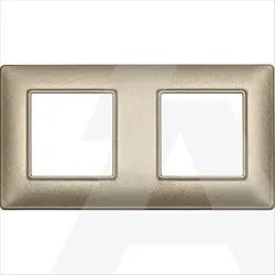 14643.26 | Plate 4M 2+2 71mm metall.bronze