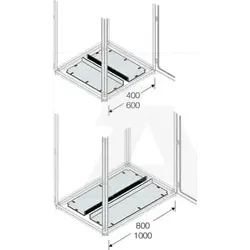 PFCS8070 | 2 KLIZAJUCA KAB. PODN. S=800MM D=700