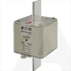 500NHM3B | NH fuse aM 500V 500A 3 dual indication