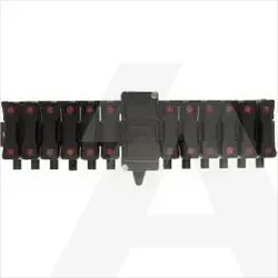 RSFB2012 | Fuse bank BS88 (Red Spot series), 12 inputs, 660V AC, 20A, Black
