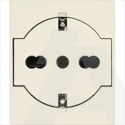 30211.C | Flat 2P+E P40 Universal outlet canvas