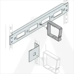 EV0081 | N 5 SINGLE BRACKET CABLE RAIL