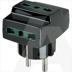 00324 | S31 multi-adaptor +3P17/11 outlet bla