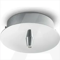 122830 | ROSONE METALLO 1 LUCE ROUND CROMO