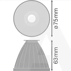 Svjetiljka TRACK SP REFLECTOR D85 FL 4X1