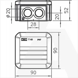 2007900 | T 40 M20