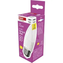 ZQ4D13 LED žarulja Classic Candle / E27 / 26 W (32 W) / 350 lm / neutralna bijela