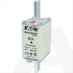PV-80ANH1 | High speed photovoltaic/semiconductor fuse, size 1, 1000V DC, 80A