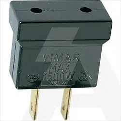 01351 | 2P USA adaptor - P10 outlet black