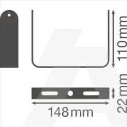 Svjetiljka HIGH BAY VALUE BRACKET 100 W