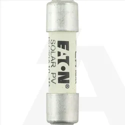 PV-12A10-1P | High speed photovoltaic ferule fuse link, 10x38mm, 1000V DC, 12A PCB fixing 1 bolt
