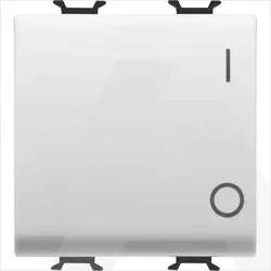 GW15034F | 1-WAY Switch, 2M 2P 16AX R.wiring White