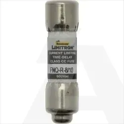 FNQ-R-8-10 | Fuse link CC-tron (UL standard), Class CC (time delay, Rejection-Type), 600V AC, 0.8A