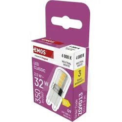 ZQ9D13 LED žarulja Classic JC / G9 / 25 W (32 W) / 350 lm / Neutralno bijela