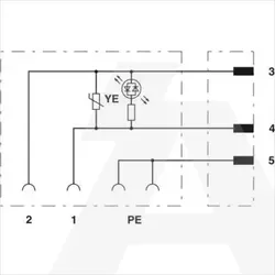 1438820 | SAC-3P-M12MS/0,3-PUR/C-1L-V