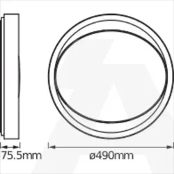 Smart+ Orbis Ceiling Eye WIFI TW 490mm WT