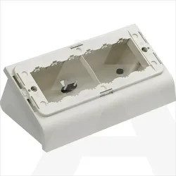 16806.B | Table mounting box 6M white