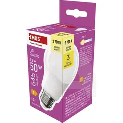 ZQ5E31 LED žarulja Classic A60 / E27 / 58 W (50 W) / 645 lm / topla bijela