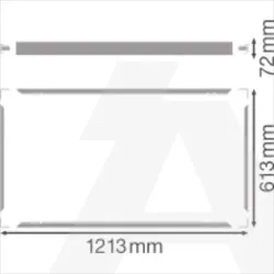 PANEL 1200x600 SURFACE MOUNT KIT VAL