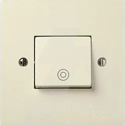 06240 | 1P NO 10A push button ivory