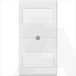 14531.2T | Button 1M with 2 name-plates white