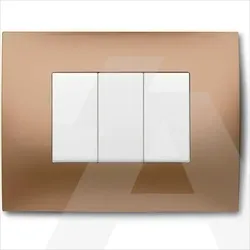 2CSK0752CH | OKVIR 7 MODULA, BRONZE MAT