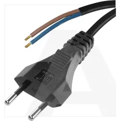 S19272 Priključna vrvica PVC 2075mm crna 2M