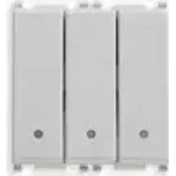 14003.SL | Three 1P 20AX 1-way switches Silve