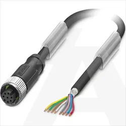 1404000 | SAC-8P- 5,0-PVC/M12FS SH