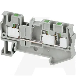 NSYTRP43 | Stez. Push-in 4mm2 1P 1x2 Siva