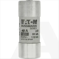 C22G40S | Cylindrical fuse GG 690V AC 40A C22 (22,2x58mm) striker