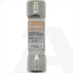FNQ-1 | Fuse link (UL standard), Class Supplemental (Time-delay), 500V AC, 1.0A