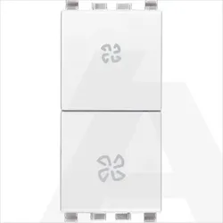 20063.B | 2P 10AX 2-way switch fan coil white