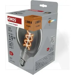 Z58311 LED žarulja DECO SMOKED G125 / E27 / 45 W (19 W) / 180 lm / flame