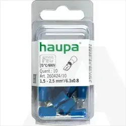 Stopica FASTON M 1,5-2,5mm2 6,3X0,8 plava (10)