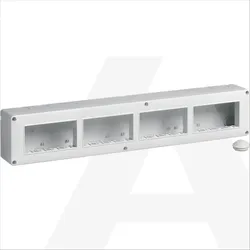 14839 | IP40 enclosure 16M 4x4 horizontal