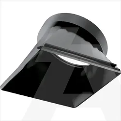 211886 | DYNAMIC REFLECTOR SQUARE SLOPE BLACK