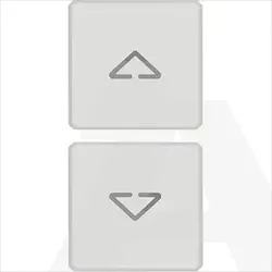 22751.2.01 | 2 buttons Flat arrows symbol whi