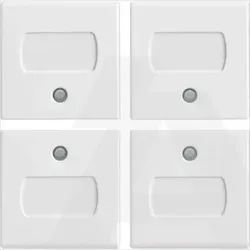 R14841.5 | Four half-buttons 1M+name-plate wh