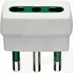 00300.B | S17 adaptor +P17/11 outlet white