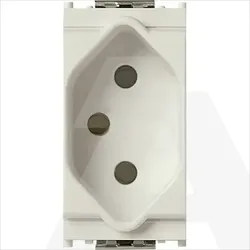 16226.B | 2P+E 10A Swiss 13 type outlet white