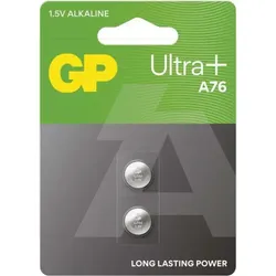 B13763UP Baterija GP Ultra Plus gumbasta alkalna LR44 A76F 2 blister