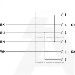 1436178 | SAC-4PY- 3,0-PUR/2XF