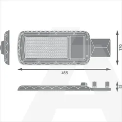 URBAN LITE L 100W 840 IP65 GY EUE LEDV