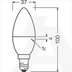 LED VALUE CLB 40 5,7W/840 E14