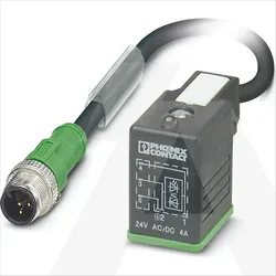 1400686 | SAC-3P-M12MS/0,6-PUR/B-1L-Z180