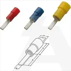 263694 | Blade pin insulated 0.5-1.0