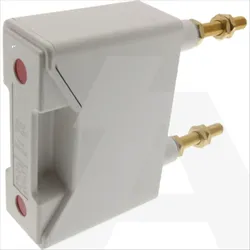 RS100PWH | Fuse holder BS88 (Red Spot Series) back stud connected, 690V AC, 100A, White